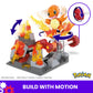 MEGA Pokémon Building Toys Set Charmander’s Fire-Type Spin with 81 Pieces, 1 Poseable Character and Motion, for Kids