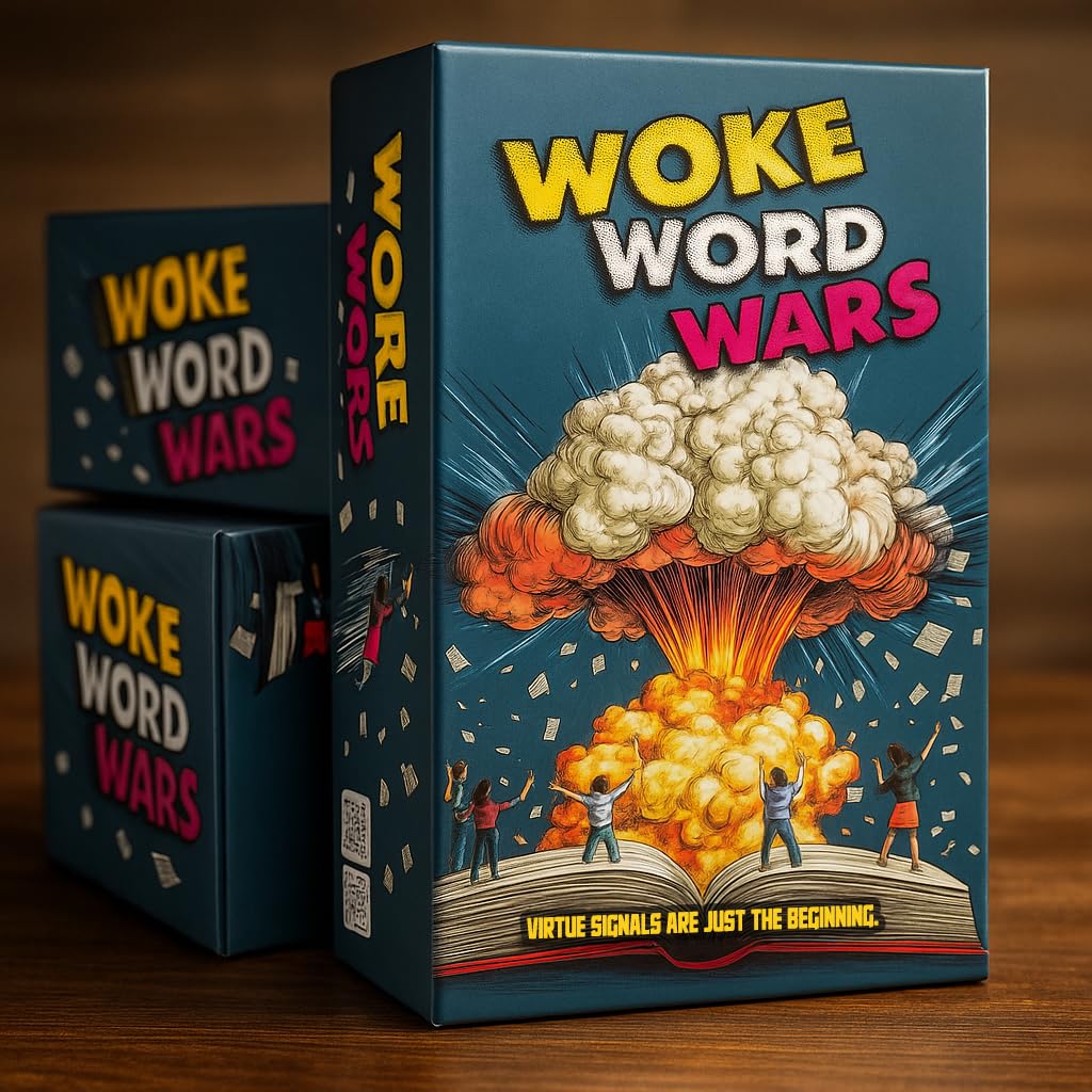 Woke Word Wars: The Ridiculously Funny Adult Party Card Game (3-12 Players, 520 Cards)