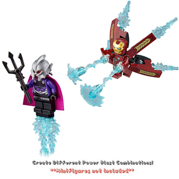 LEGO Minifigure Super Heroes Marvel, DC Accessories - Power Bursts Energy Effect Elements Multipack