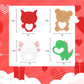 Seeiuua Valentines Teething Toys, Soft Silicone Baby Soothing Teether, Chew Toys, Baby Valentines Gifts, Birthday Gifts for Baby Teether Toy