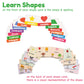 Spanish Flash Cards for Kids and Toddlers - 101 Cards - 202 Sides - Learn Shapes, Numbers, Colors, Body Parts, Counting, Letters & More - Great Value