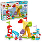 LEGO DUPLO Peppa Pig Funfair Toddler Toy - Sensory Toy Featuring Peppa Pig - Fun Gift for 2+ Year Old Boy or Girl - Helps Preschoolers Develop Color