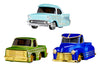 CarTuned 3 Pack Series 1 Cruizn Da BLVD & Drip'd 1957 Chevy Bel Air Kandy Light Blue Lowrider, 1987 Chevy C10 Truck Kandy Green Lowrider, 1953 Chevy