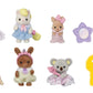 Calico Critters - Baby Fun Hair Series Blind Bag - Mystery Collectible Figure for Kids, Surprise Mini Animal Toy - Contains One Figure per Bag, Ages