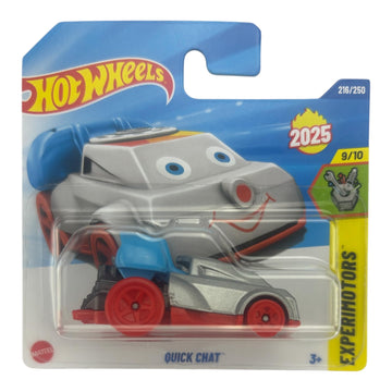 Hot Wheels Quick Chat [Silver Telephone] Experimotors 9/10, New for 2025! 1:64 Scale Diecast Vehicle