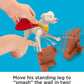 Fisher-Price DC League of Super-Pets Preschool Toy Hero Punch Krypto Poseable Figure & Accessories Set for Pretend Play Kids Ages 3+ Years