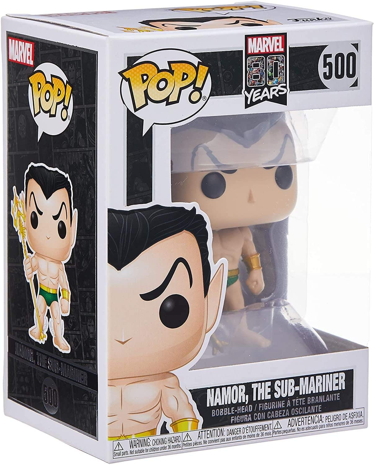 Funko Pop! Marvel 80th: First Appearance - Namor, Multicolor, Standard