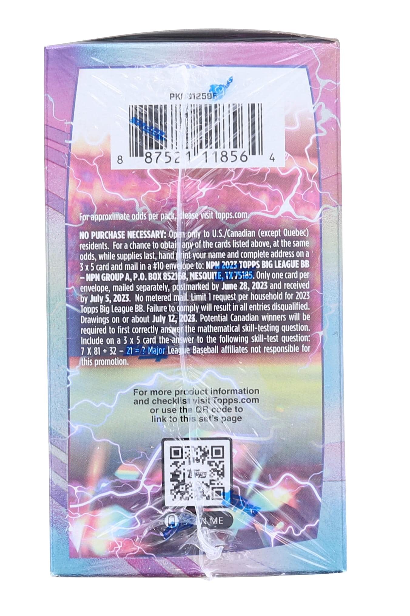 MLB Topps 2023 Big League Baseball Trading Card BLASTER Box [10 Packs]