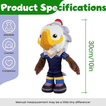 EOHX 2026 World Cup Mascot Plush Toys, 12 Inch Soft Stuffed Animal Set, Merchandise for Kids, Football Fans Gift, Party Favors, Room Decor