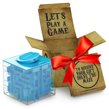 Money Gift Box Puzzle - Most Fun & Annoying Mystery for Adults, Money Box for Cash Gift Pull for Kids, Money Maze Puzzle for Adults Cash for Kids