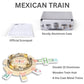 RNK Gaming Mexican Train Dominoes Set Double 15 Color Dots