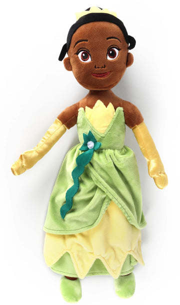 Jay Franco Kids Plush Pillow Buddy - 22 Inches Ultra-Soft Stuffed Plushie & Cozy Pillow, Official Licensed Product, Green - Princess Tiana