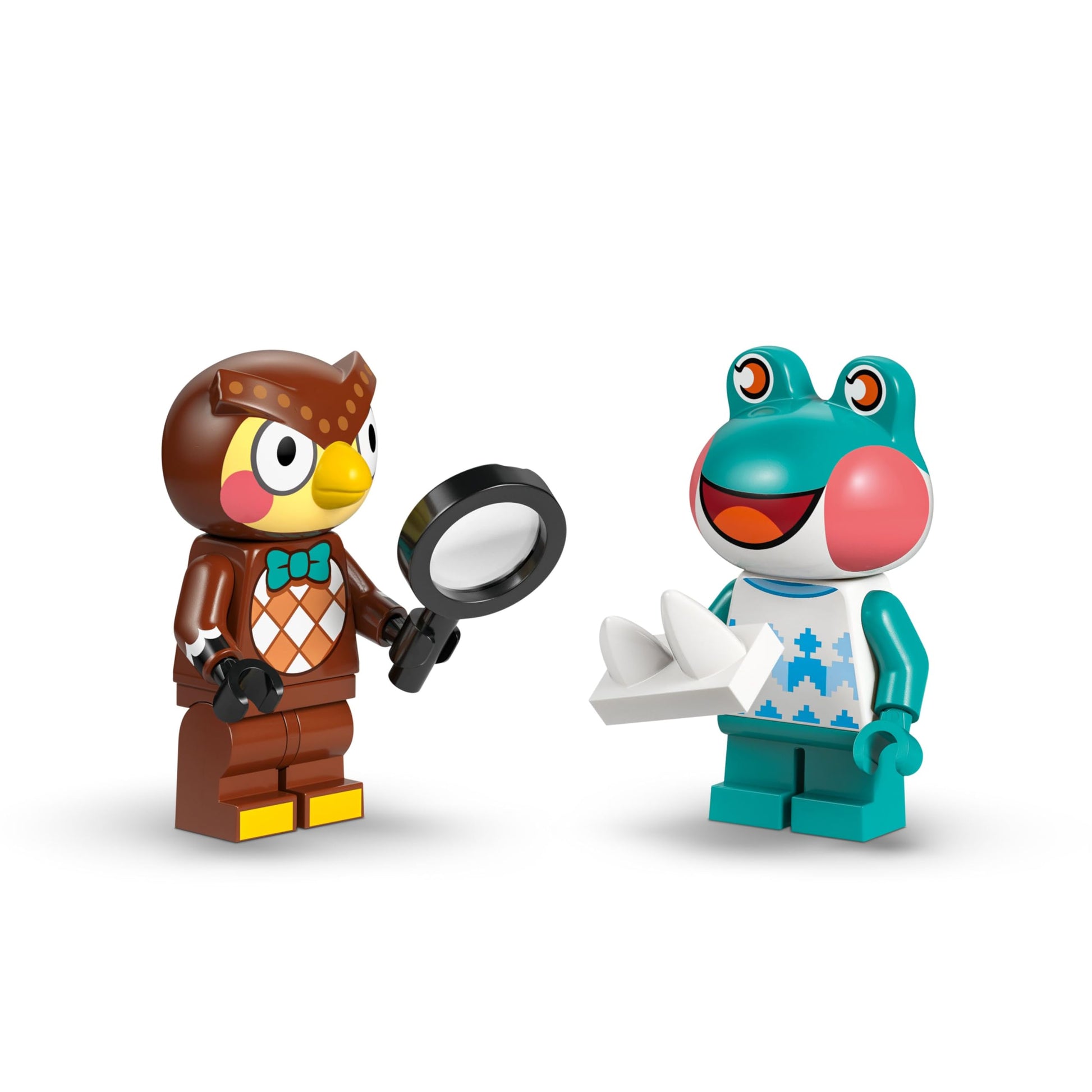 LEGO Animal Crossing Blathers’s Museum Collection Building Toy - Pretend Play Set W/2 Toy Minifigures for Girls & Boys, Ages 7+ - Building Blocks