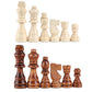 YB-OSANA 62 Pieces Wooden Checker Pieces & Chess Pieces 2 in 1 Chess Game Set Board Games Accessories Classic Wooden Chess Game Set in 2 Styles and 2