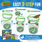 Nature Bound Butterfly Growing Kit - Live Caterpillar to Butterfly Project for Kids - Includes Voucher for Caterpillars, Green Pop-Up Enclosure,