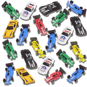 ArtCreativity 25 Pc-Diecast-Toy Car Set, Durable-Diecast-Mini Racers in Assorted Designs, Cool Birthday Party Favors for Kids, Goodie Bag Stuffers
