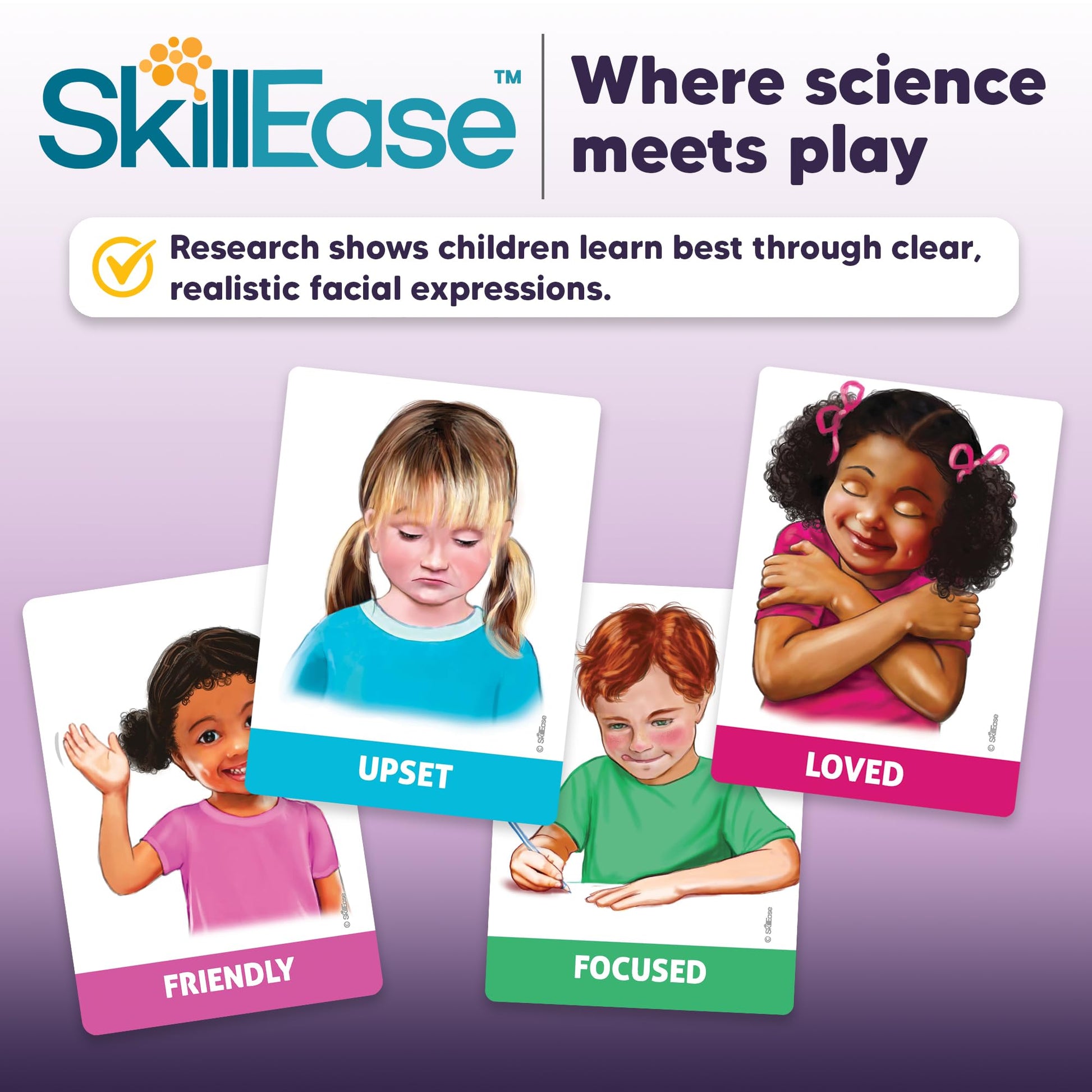 SkillEase Exploding Emotions Flashcards and Game: 2 in 1, Hilarious Family Fun, Social Emotional Learning, Feeling Cards for Kids, Teaches Social