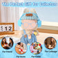8-Piece Set Dolls Clothes(NO Doll), 17cm Dolls Cute Outfit Accessories, Small Clothes Set for Doll, Gift for Women(Blue)
