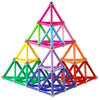 ELONGDI Magnetic Building Blocks, [ 132 Pieces ] Lengthen Building Sticks Set, Magnet Stem Toys Set Non-Toxic Building 3D Puzzle Boys Toys for Kids