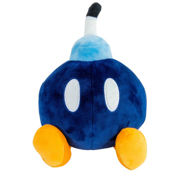 Club Mocchi Mocchi- Super Mario Plush - Bob-Omb Plushie - Squishy Mario Toys and Cute Stuffed Animals - Gaming Room Decor - Video Game Collectibles