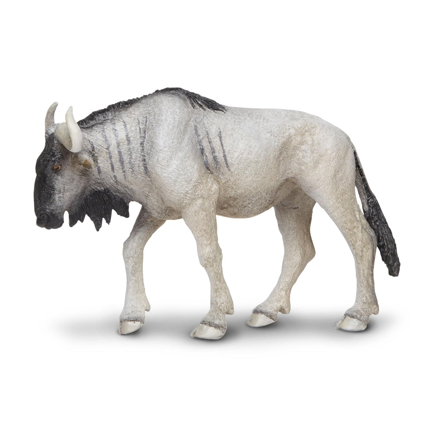 Safari Ltd. Blue Wildebeest Figurine - Detailed 4.7" Plastic Model Figure - Fun Educational Play Toy for Boys, Girls & Kids Ages 3+