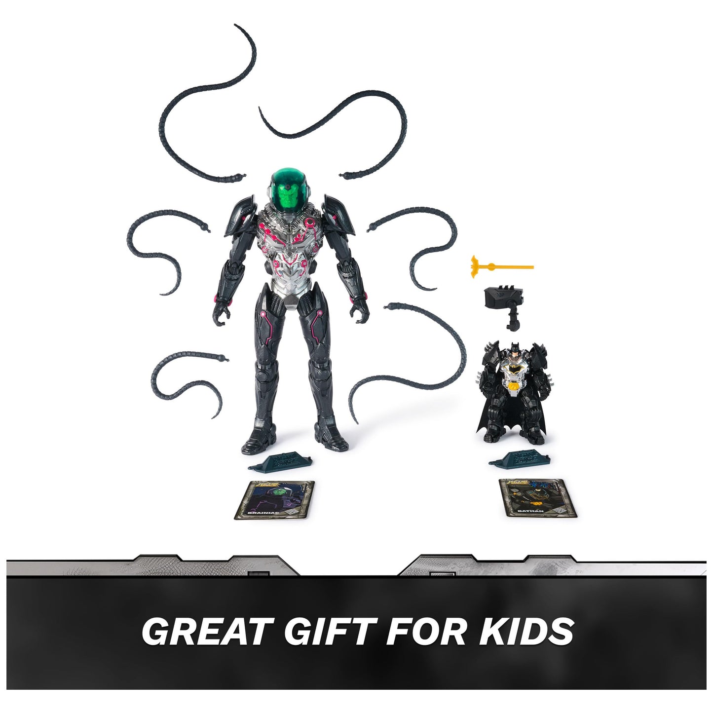 DC Comics Metal Force Brainiac vs Batman Figure Pack