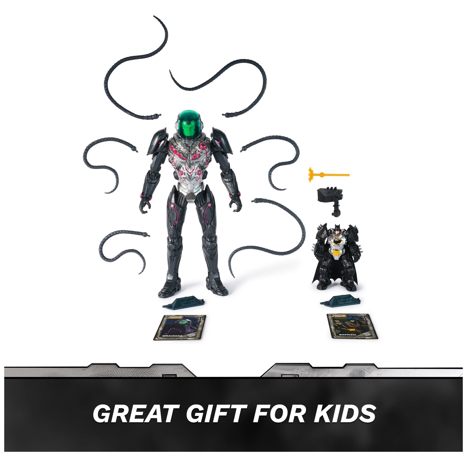 DC Comics Metal Force Brainiac vs Batman Figure Pack