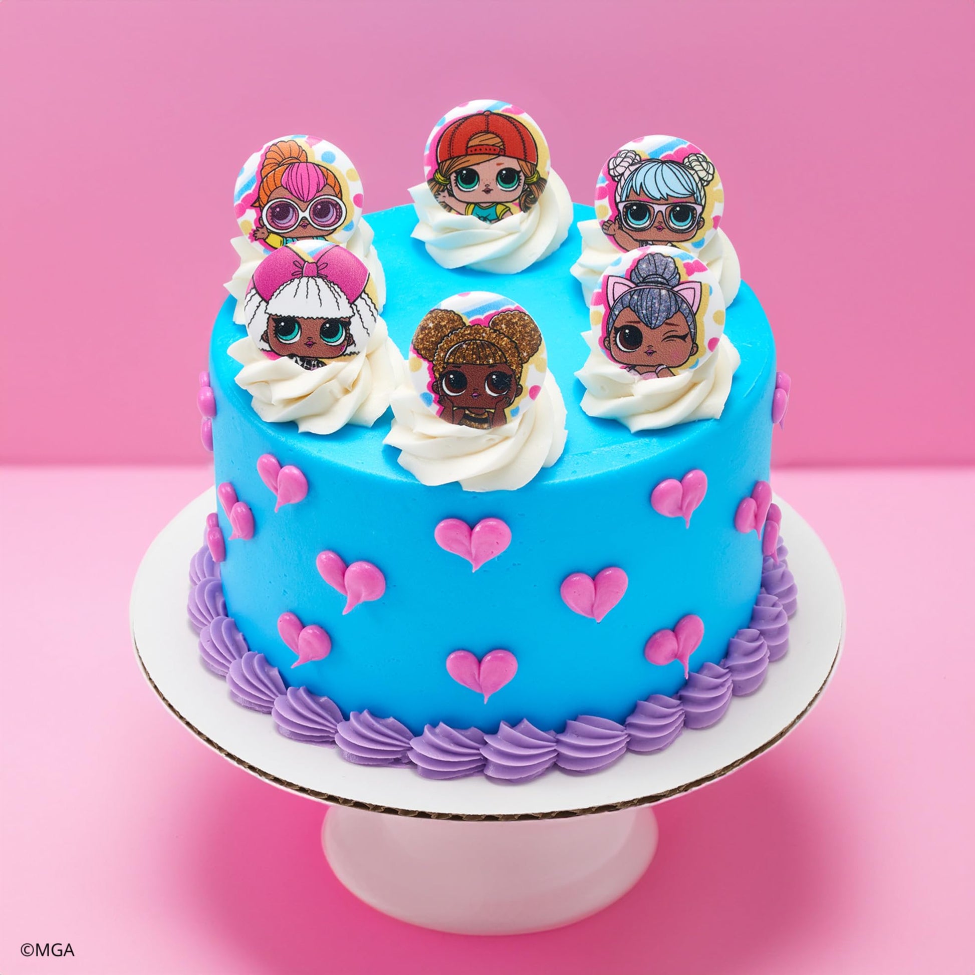 DecoPac L.O.L. Surprise! Rings, 24 L.O.L. Surprise Funseeker Cupcake Decorations Featuring 6 Different Dolls - 24 Pack