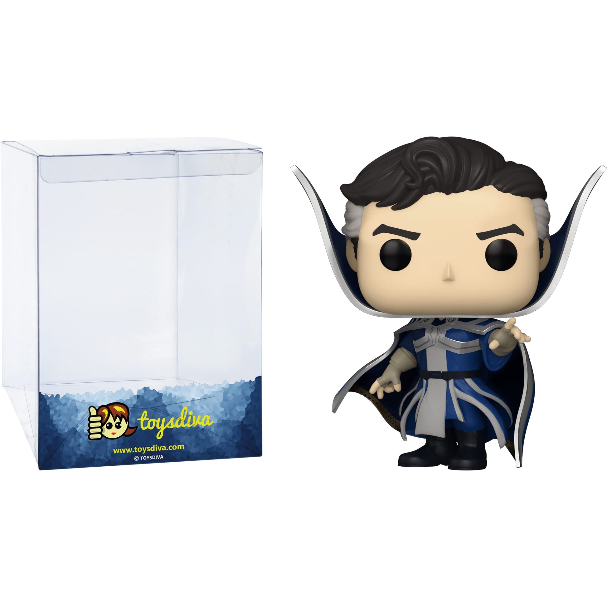 Funko Supreme Strange: P o p ! Vinyl Figurine Bundle with 1 Compatible 'ToysDiva' Graphic Protector (1005-60922 - B)