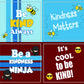 Creanoso Be Kind Stickers for Kids (20-Sheet) - Premium Design Gift Stickers - Awesome Stocking Stuffers Gifts for Boys & Girls, Children, Teens