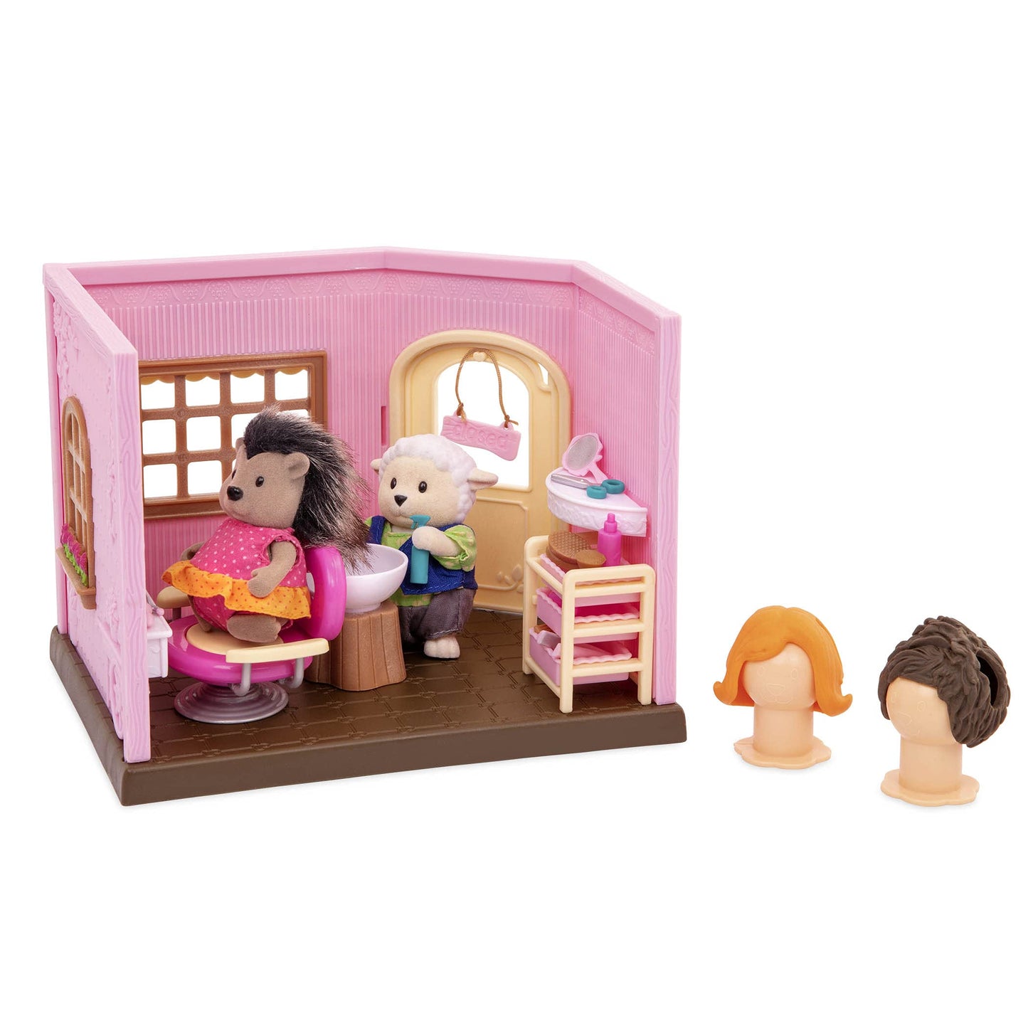 Li'l Woodzeez Hair Salon Playset, Baabaa Spa with Accessories, Playsets