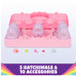 Hatchimals Alive, Rainbow Splash Carton, 5 Surprise Eggs, Ages 3+