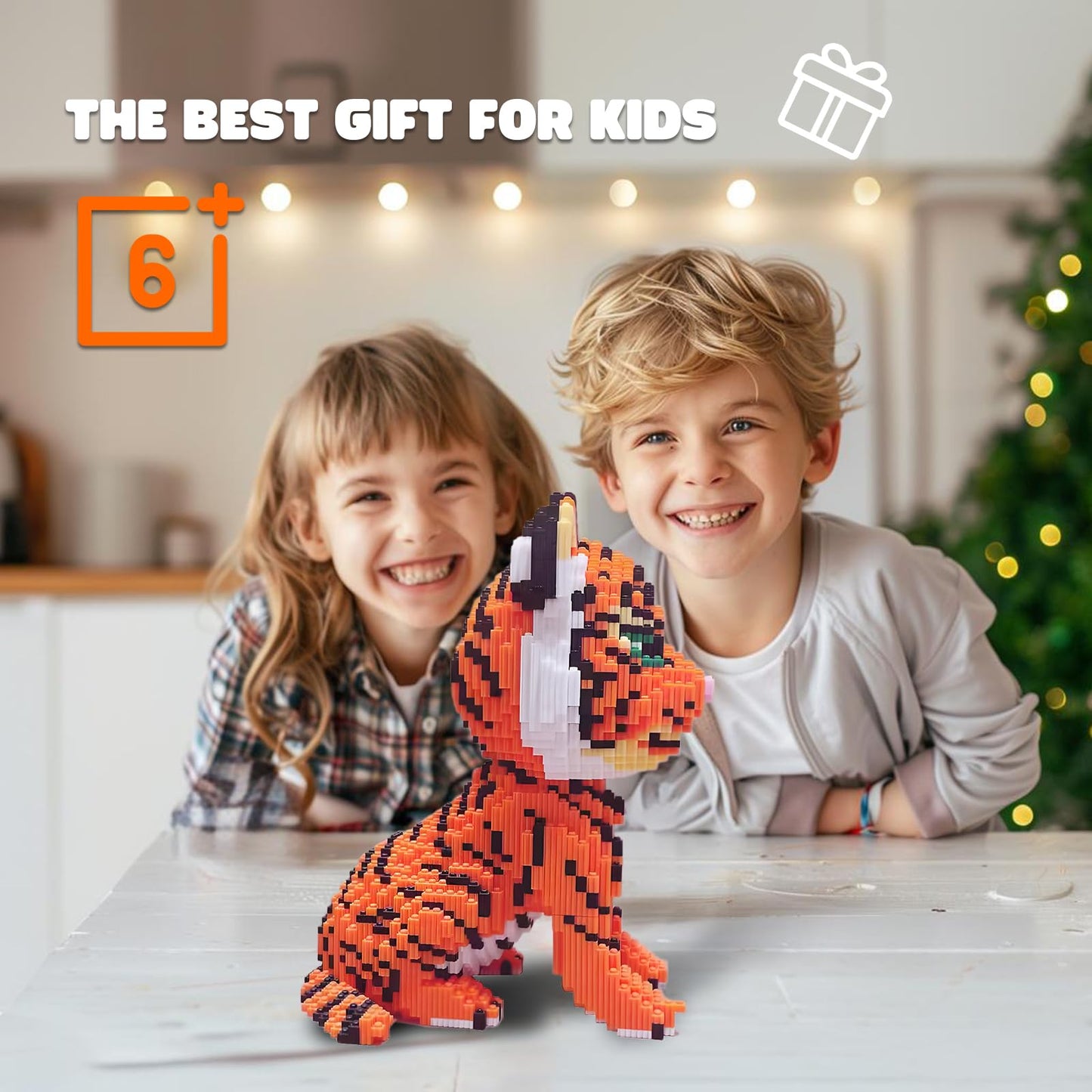 APENGBAOL Creator Tiger Building Set, Tiger Micro Building Blocks for Boys Age 8-12,Cat Mini Blocks Sets for Kids,Boys & Girls 8 Plus Years Old?6488