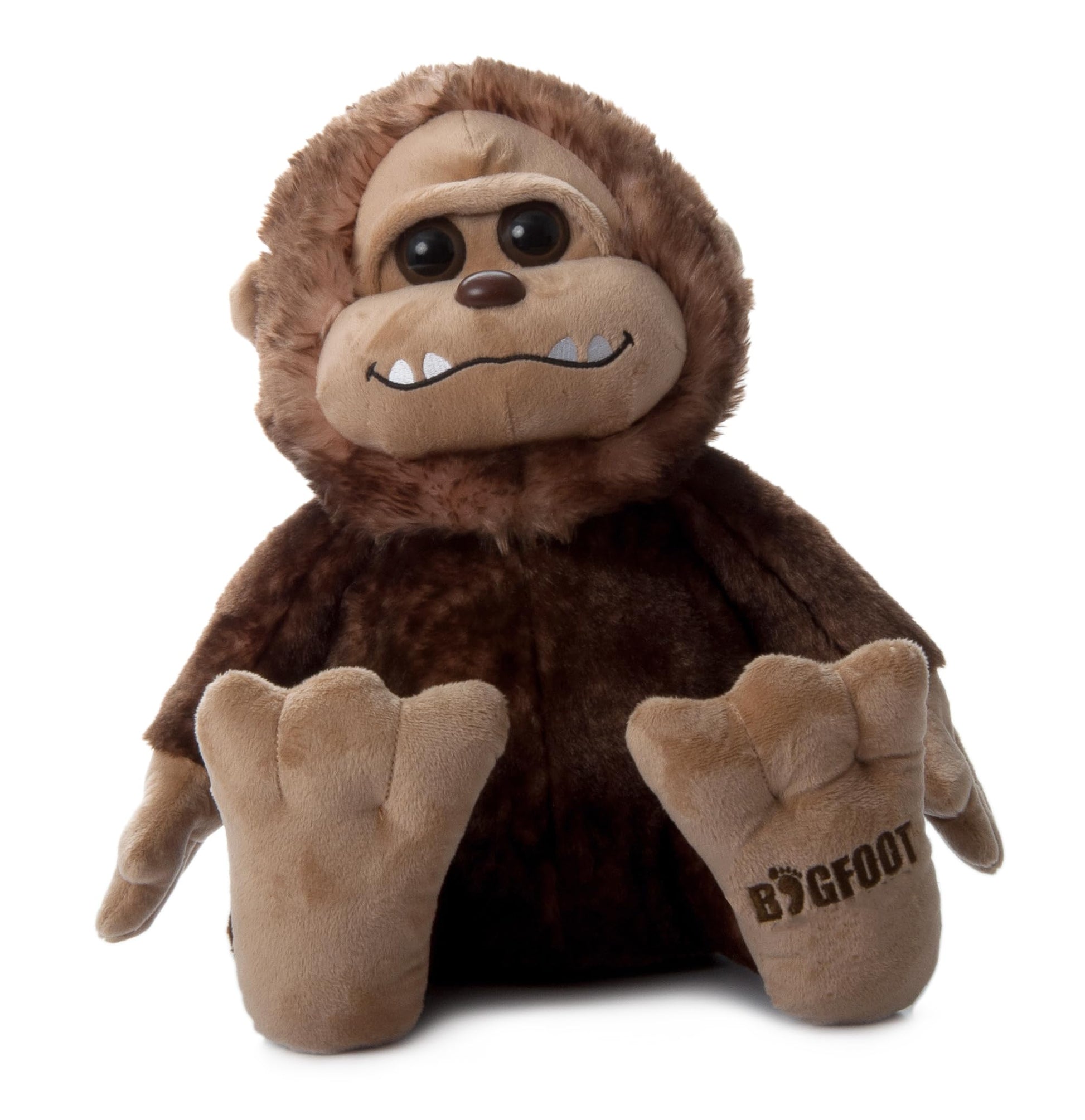 The Petting Zoo Bigfoot Boy Stuffed Animal Plushie, Gifts for Kids, Wild Onez Wildlife Animals, Bigfoot Ape Plush Toy 12 inches