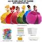 MyPixie Poke Art Kits for Girls, Arts and Crafts for Kids 4-8, DIY Creative Activity Toys, Birthday Gifts for Girls 4 5 6 7 8 9 10 (red)