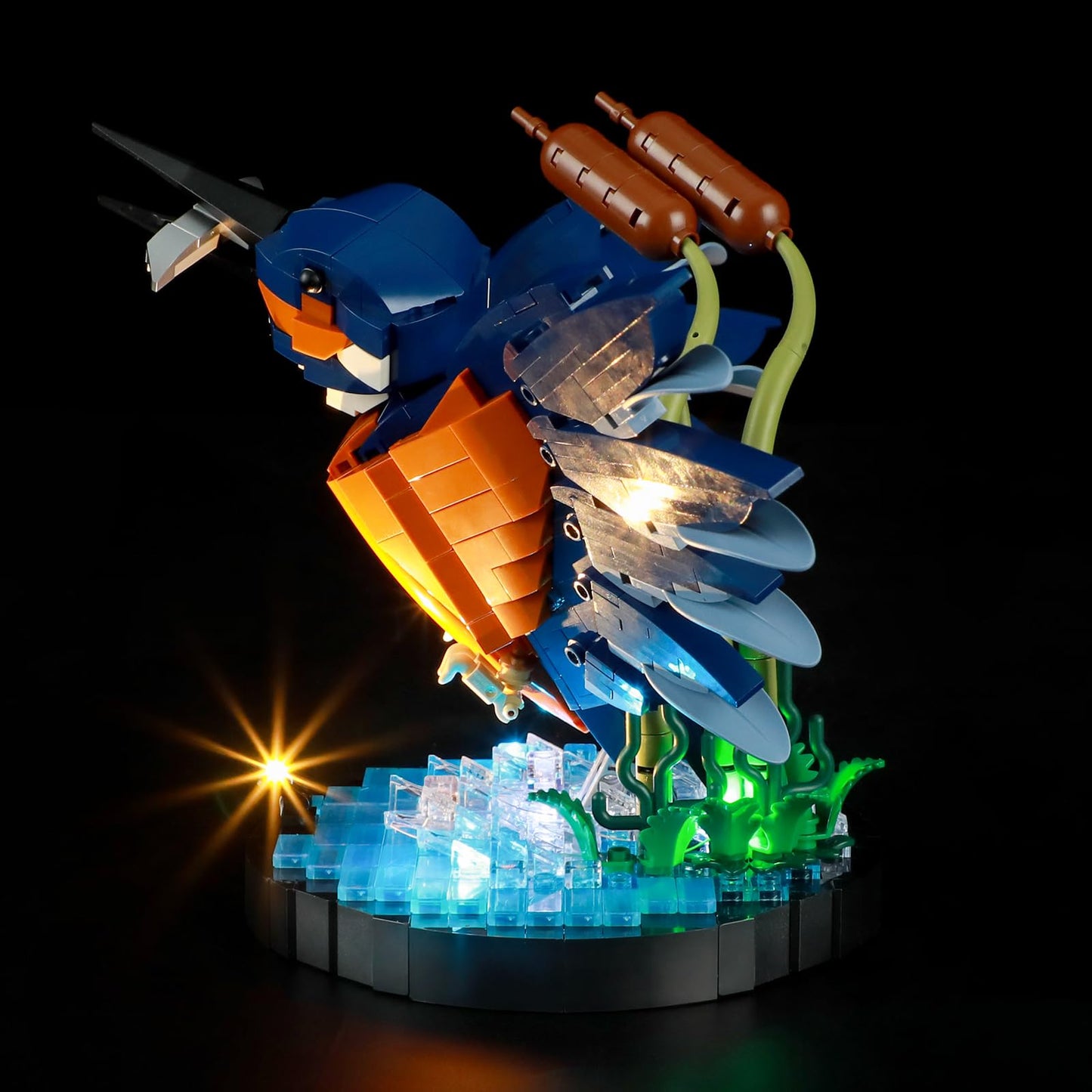 YEABRICKS LED Light for 10331 Icons Kingfisher Bird Building Blocks Model (Building Set NOT Included)