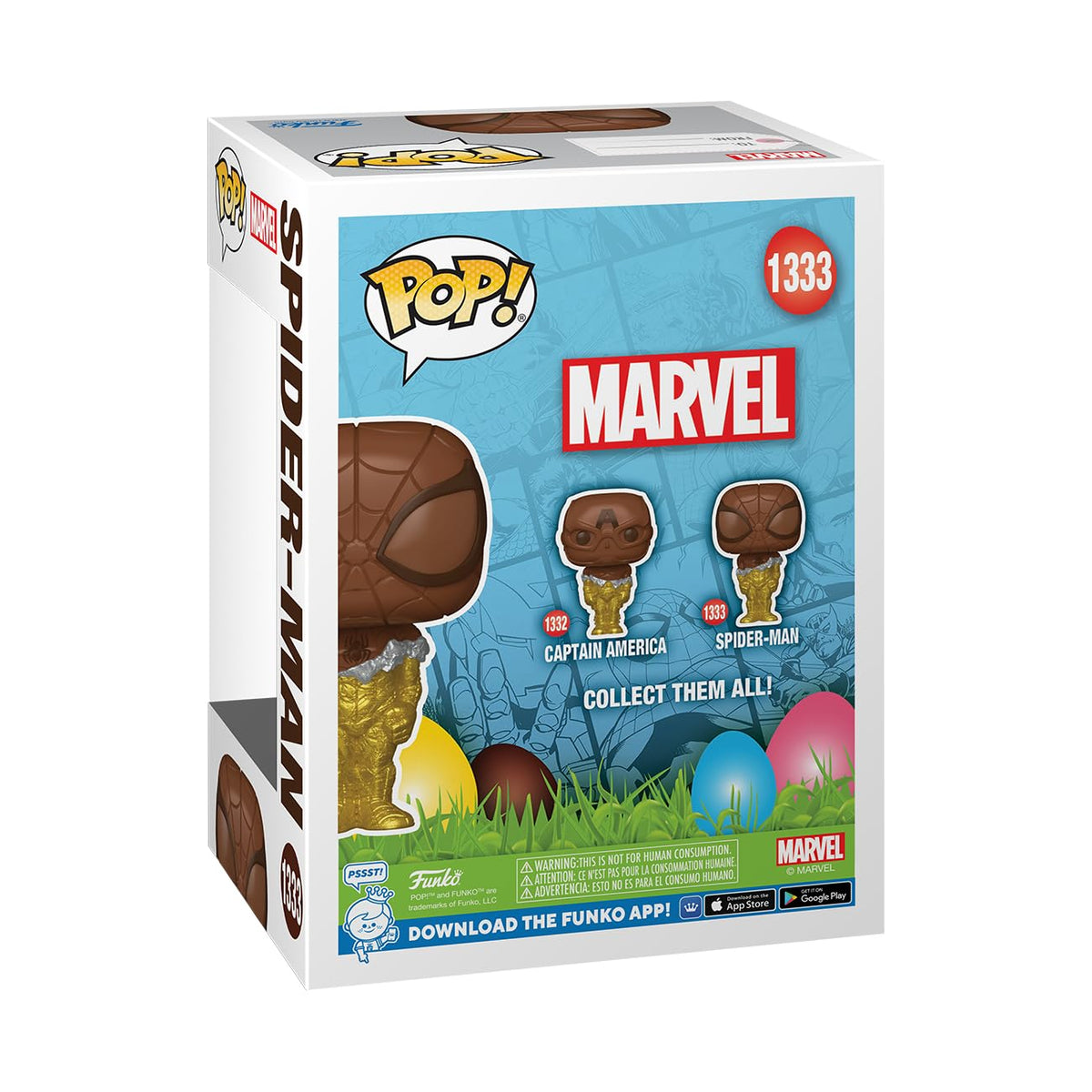 Funko POP! Marvel: Spider - Spider-Man - Man - Easter Chocolate - Marvel Comics - Collectable Vinyl Figure - Gift Idea - Official Merchandise -