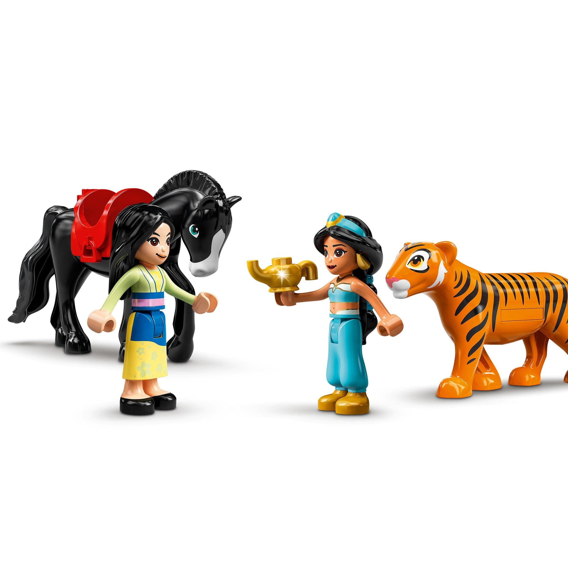 Lego® Disney Jasmine and Mulan’s Adventure 43208 Building Kit; A Fun Princess Construction Toy for Kids Aged 5+