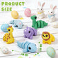 Cessfle Mini 3D Printed Animals Easter for Easter Basket Stuffers, 3D Printed Party Favors Classroom School Prize Rewards Gifts Exchange for Kids Boys