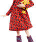 Monster High Skullector Doll, Coraline Collectible in Yellow Raincoat with Dress and Accessories Like Rag Doll, Cat Figure, and Doll Stand
