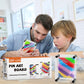 ZZF-LYA 3D Pin Art Toy - Unique Plastic Colorful Pin Art Board for Kids, 3.7 * 5''Desk Board Game Inspire Imagination 3D Pin Impression Sculpture