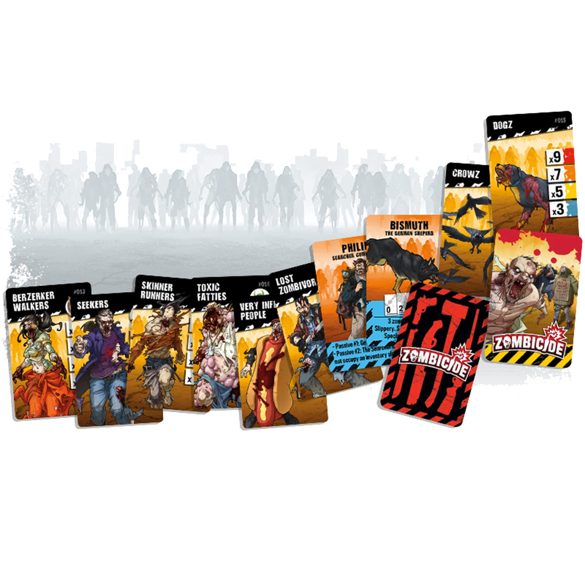 Zombicide 2nd Edition Zombie Soldiers ZOMBIE SET - Shooter Walkers Expansion! Cooperative Strategy Game, Ages 14+, 1-6 Players, 1 Hour Playtime, Made
