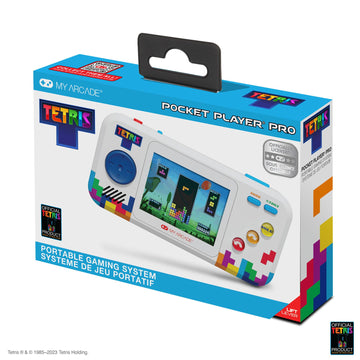 My Arcade Tetris Pocket Player Pro: Strategic Puzzle Games, Portable Game, Tetris Game, 2.75 inch Color Display