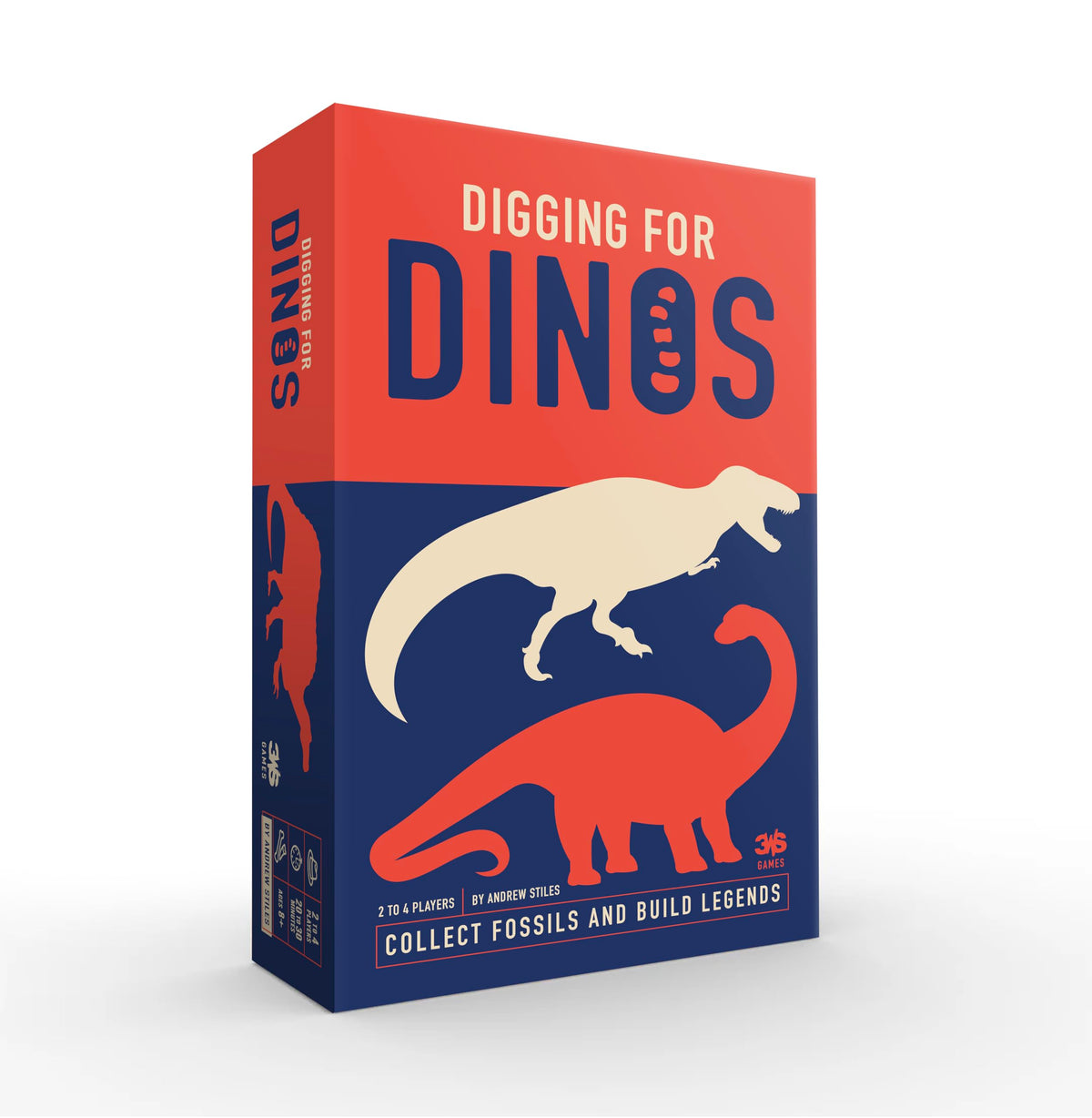 3WS Games Digging for Dinos - A Fast-Paced Dinosaur Fossil Strategy Game