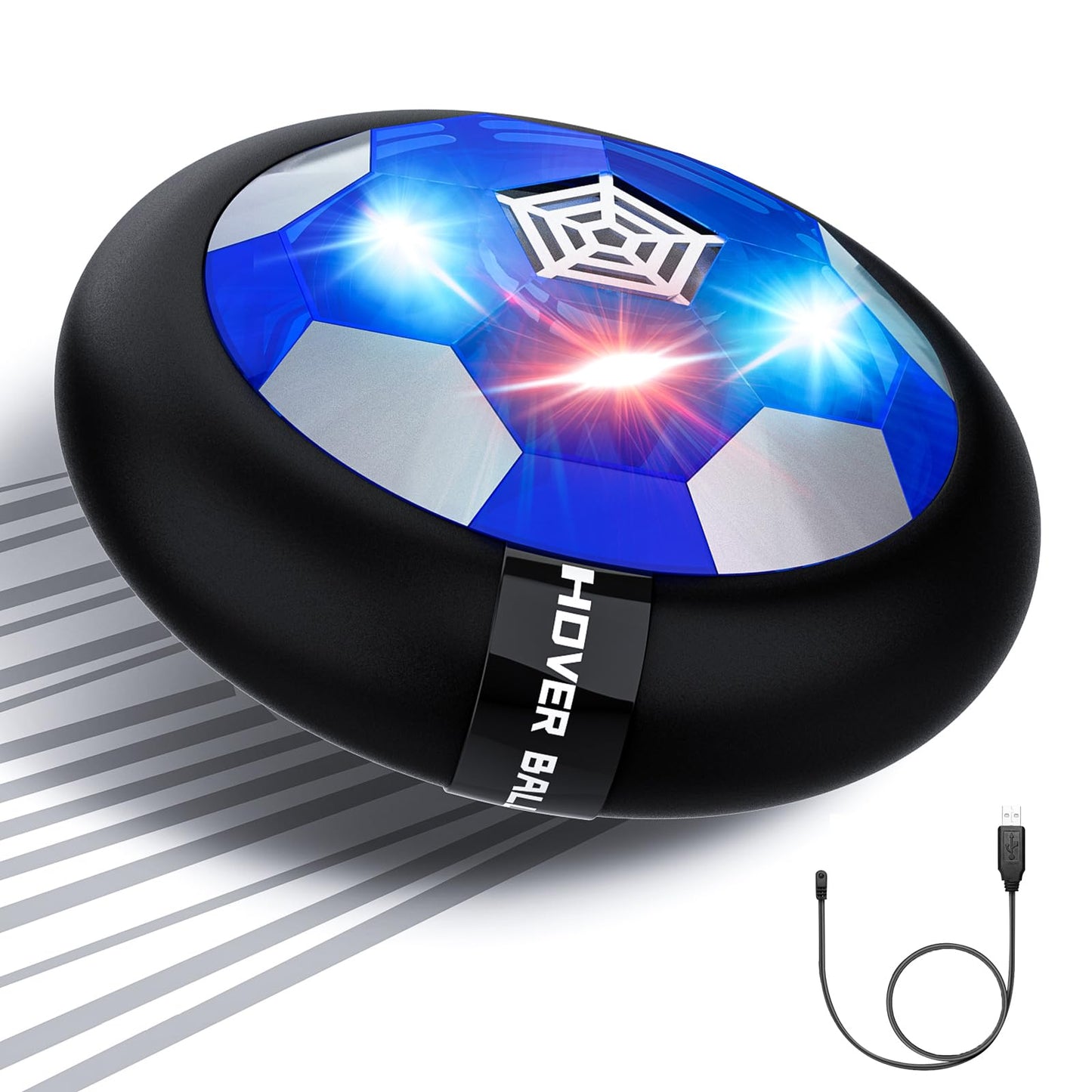 MelMelKat Kids Toys Hover Soccer Ball with Fast Charge & Big Battery, Rechargeable Light Up Toys for Kids Indoor Games Birthday Gifts Stocking