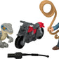 Fisher-Price Imaginext Jurassic World Dinosaur Toys Owen Grady & Blue Figure Playset for Preschool Pretend Play Ages 3+ Years