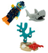LEGO City: Diver Minifigure with Reef and Shark (Ages 6+)