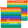 HUAZHENQI-GH Sight Word A-Z Alphabet 1-100 Numbers Toy, is an Early Reading and Numbers Enlightenment Play Toy, Suitable for Home and Classroom,Making