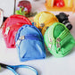 1Pc Red Mini Doll Backpack School Bag Model Dollhouse School Accessory for 1/6 Scale Dollhouse Dollhouse Décor,Simulation Mini School Bag