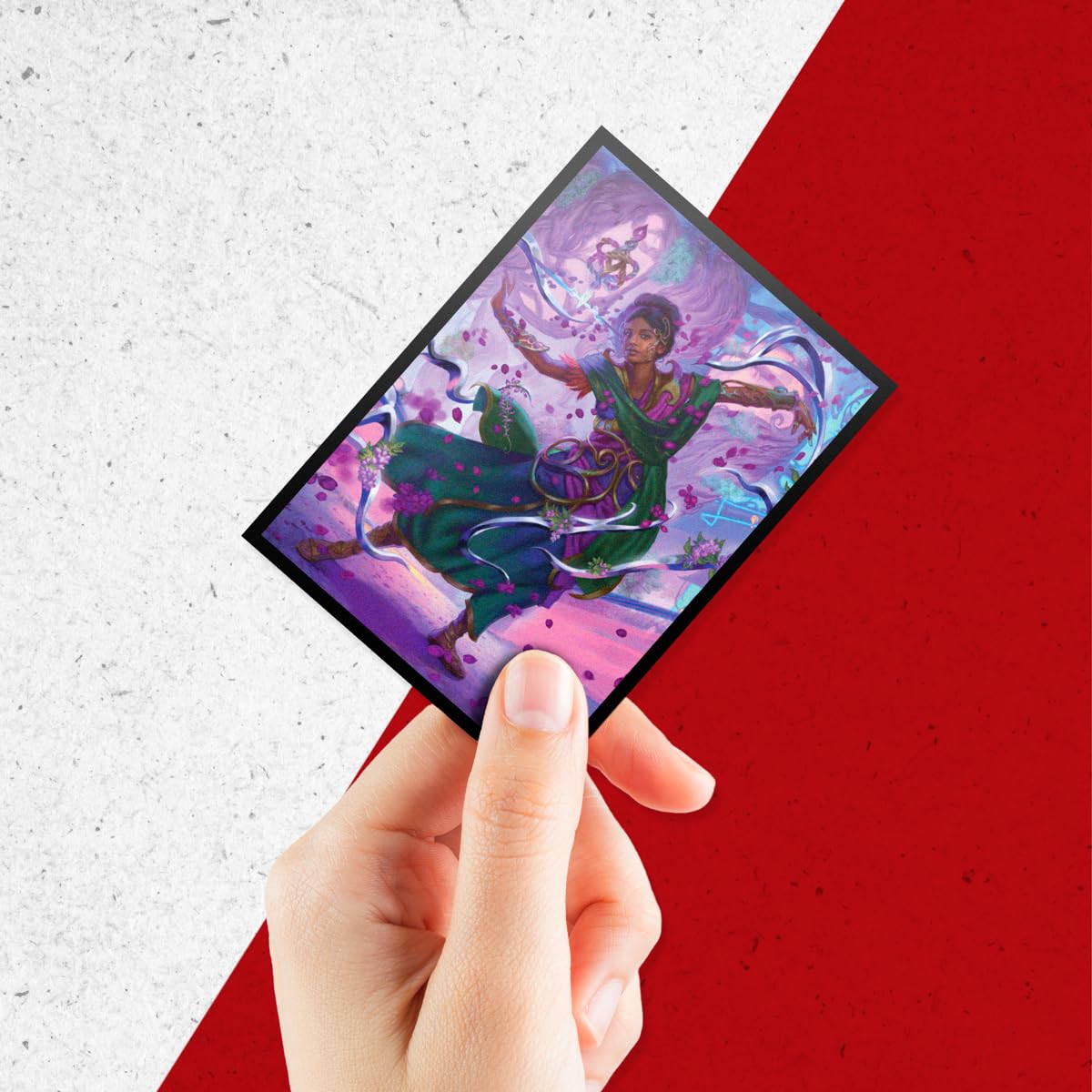 Ultra PRO - Aetherdrift Avishkar Living Energy (Commander) 100ct Deck Protector® Sleeves for Magic: The Gathering, Sports Cards, MTG, D&D Cards, Sized
